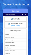 Letterhead Maker Business letter pad template Logo screenshot 6