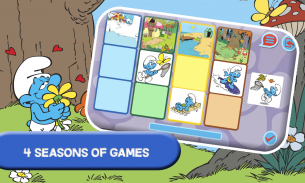 Smurfs and the four seasons screenshot 1
