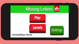 Missing Letters Game screenshot 2