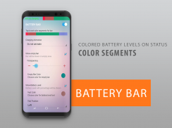 Battery Bar : Energy Bars on Status bar screenshot 5
