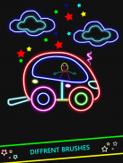 Neon Doodle Art Paint Kinder screenshot 0