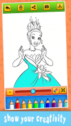 Pretty Princess Coloring Book screenshot 1