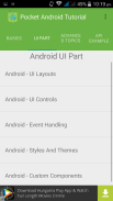 Pocket Android Tutorial Free screenshot 2