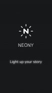 NEONY -escrevendo o texto do sinal de néon na foto screenshot 6