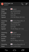 VPN Gate List (Best Free VPN) screenshot 7