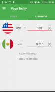 Mexican Peso Today - MXN to dollar echange rates screenshot 2