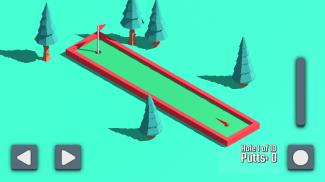 Permainan Kartun mini golf 3D screenshot 0