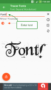 Font! Lightbox tracing app screenshot 1