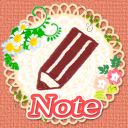 Ghi chú : Girlish Notepad Icon