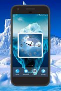 Ice Clock Live Wallpaper screenshot 1