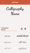 CALLIGRAPHY NAME - Add text over Photo screenshot 2