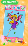 Libro para colorear para niños: Princesas screenshot 5
