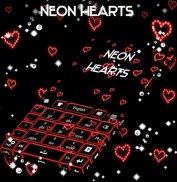 Neon Hearts Keyboard screenshot 3