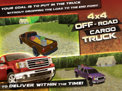 4x4 off-road Caminhão da carga screenshot 2