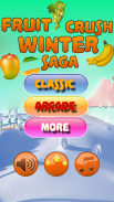 Fruit Crush Winter Saga screenshot 0