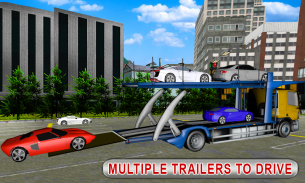 شاحنة نقل السيارات النقل مقطورة screenshot 4