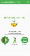 microBIOMETER® Reader screenshot 2