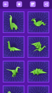 Origami Dinosaurs And Dragons screenshot 0