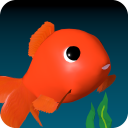 Goldfish & Cat Simulator in rainy pond Icon