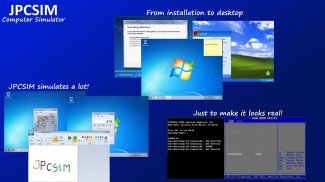 JPCSIM - PC Windows Simulator screenshot 1