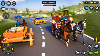 Pferdewag-Transport-Taxi-Spiel screenshot 4