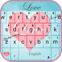 Pink Love Keyboard Theme