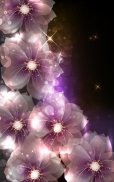 Glowing Flowers Live Wallpaper screenshot 2