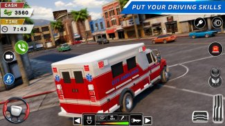 Hospital Game Emergency Van 3D screenshot 1