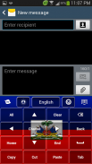 Haiti Flag Keyboard screenshot 2