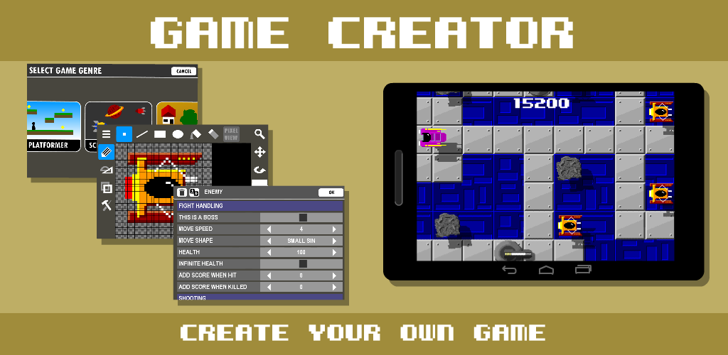 Game creator. Game creator 2.2. Game creator SILENTWORKS. Filmation game creator.