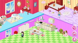 Princess Snow Dollhouse Design screenshot 1