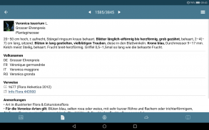 Flora Helvetica Mini Deutsch screenshot 2