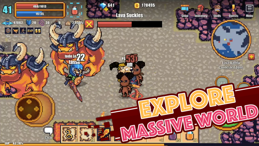 Pixel Knights Online 2d Mmorpg Mmo Rpg 1 40 Descargar Apk Android Aptoide