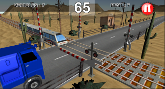 Train Road Crossy 3D Railroad screenshot 4