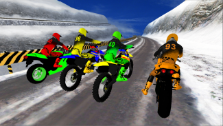Snow Bike Motocross Racing - Mountain Driving screenshot 7