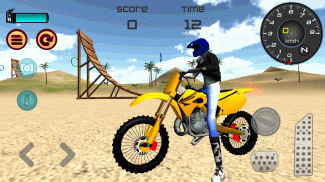 Motocross Strand Springen 3d screenshot 3