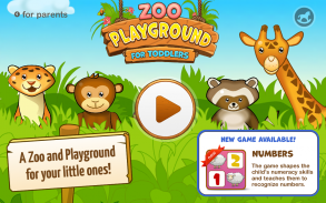 Zoo Playground: Games for kids screenshot 0