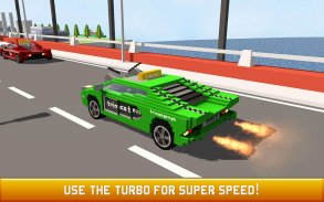 tài xế taxi khối ô vuông: rush thành phố screenshot 1
