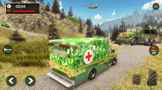 US Army Ambulance Driving Rescue Simulator screenshot 1