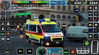 เกมรถพยาบาลจำลอง 3 มิติ screenshot 2