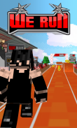 3D Block Ultimate Running WWF Wrestling Skins Game screenshot 0