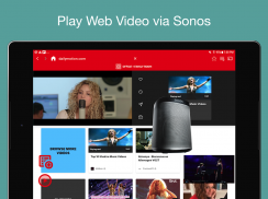 SonosWebs - Web Video & Audio Player for Sonos screenshot 3