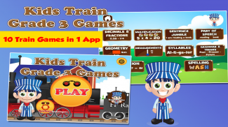 Kids Train 3rd Grade Games screenshot 4