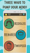 Riddles, Rebus Puzzles and Two Pics screenshot 1