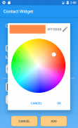 Widget de contact screenshot 3