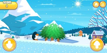 Penguin Run Adventure : Christmas Game screenshot 1