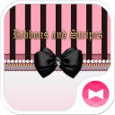 Cute Theme Ribbons and Stripes Icon