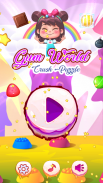 Candy Gum Crush Match 3 🍭Free Sweet Gummy Blast🍬 screenshot 1