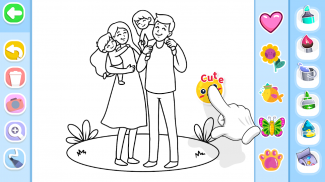 Family Love Coloring Book screenshot 3