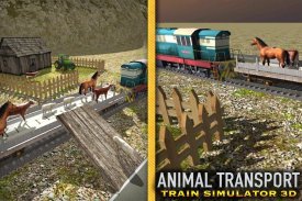 Animal Transport Train Sim 3D screenshot 2